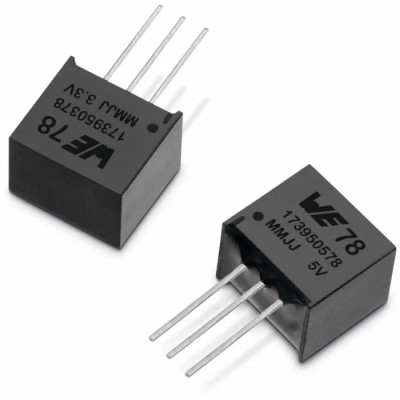 Wurth Elektronik 5 W 28V SIP 3-Pin Voltage Regulator 173010578