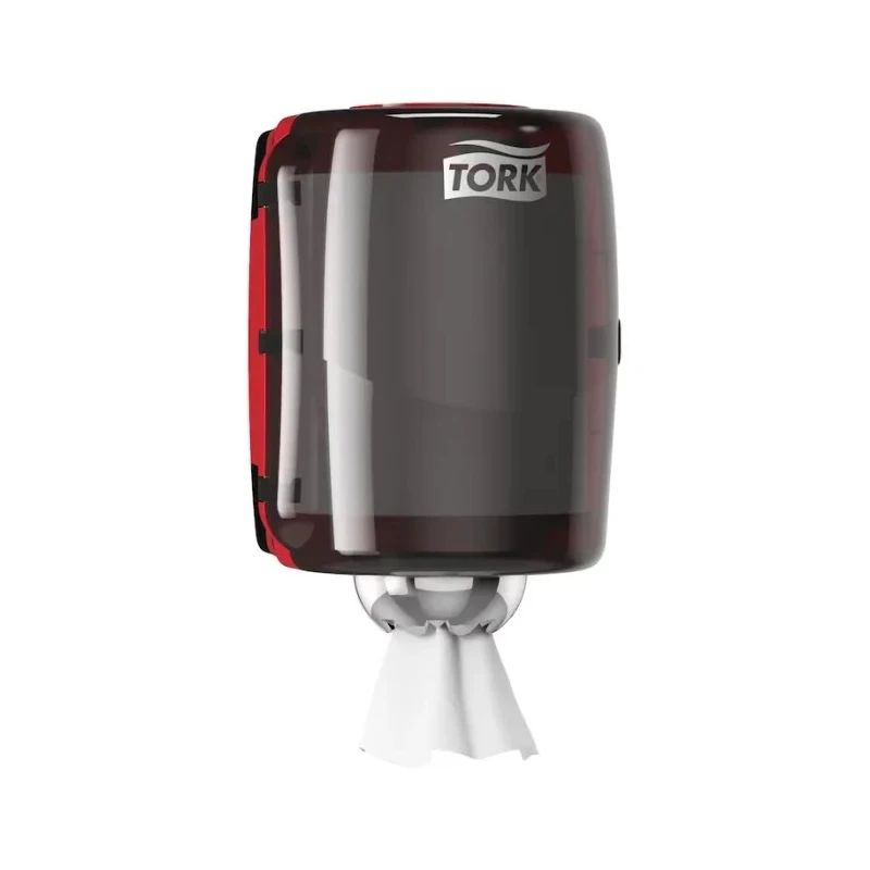 Tork Plastic Red Wall Mount Paper Towel Dispenser 232 x 356 x 248 mm 659008