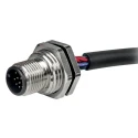 RS PRO Industrial Circular Connector 12 Contacts Panel Mount M12, Plug Male, IP67, CPM12 Series 144-7635
