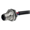 RS PRO Industrial Circular Connector 12 Contacts Panel Mount M12, Plug Male, IP67, CPM12 Series 144-7635