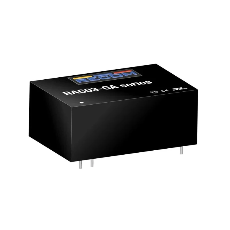 Recom Switching Power Supply 5V DC, 3 W, 600mA Output, PCB Mount RAC03-05SGB