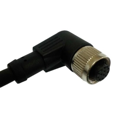 RS PRO Female 12 Way Right Angle to Unterminated Free End Sensor Actuator Cable, 2m Length, Polyurethane Jacket 144-7671