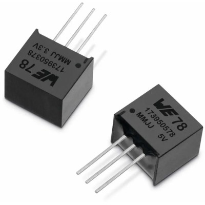 Wurth Elektronik Voltage Regulator 5 W 28V SIP 3-Pin 173010378