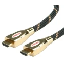 Roline GOLD Series 3 m High Speed Male HDMI to Male HDMI Cable with Gold Plated Contacts and Polyvinyl 11.04.5692-10