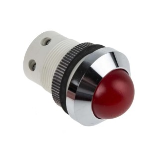 Signal Construct Red Panel Mount Indicator 22 mm, Screw Termination, IP67 SMQD22038