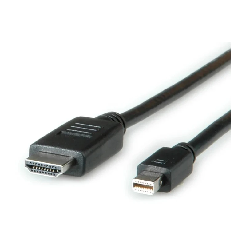 Roline Male Mini DisplayPort to Male HDMI Polyvinyl Chloride DisplayPort Cable 2 m 11.04.5791-10
