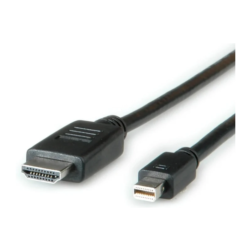 Roline Male Mini DisplayPort to Male HDMI Polyvinyl Chloride DisplayPort Cable 2 m 11.04.5796-10