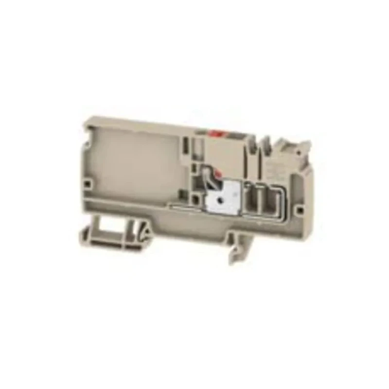Weidmüller DIN Rail Terminal Block Beige 6mm² 1-Level Push-in 500V 41A 1989780000