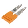 Weidmüller Jumper Bar Adapter Sleeve for Klippon Connect Terminal Blocks, Orange Wemid Material, 32A Current 1527930000