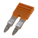 Weidmüller Jumper Bar Adapter Sleeve for Klippon Connect Terminal Blocks, Orange Wemid Material, 32A Current 1527930000