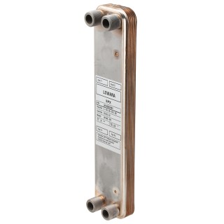 Xylem Liquid Heat Exchanger with 10 Cooling Elements, Copper Radiator, 316L Stainless Steel Connector LN569505010001