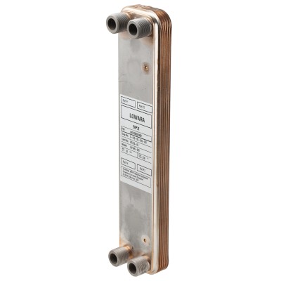 Xylem Liquid Heat Exchanger with 10 Cooling Elements, Copper Radiator, 316L Stainless Steel Connector LN569505010001