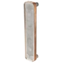Xylem Liquid Heat Exchanger with 10 Cooling Elements, Copper Radiator, 316L Stainless Steel Connector LN569505010001
