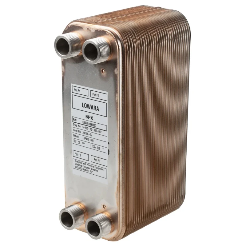 Xylem Liquid Heat Exchanger Brazed Plate 309.6 mm Height, 112 mm Width, 24.1 mm Depth LN569510060007