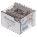 Finder 12V DC Coil Power Relay, 12A Switching Current, 4PDT Contact Configuration, PCB Mount 56.44.9.012.0000