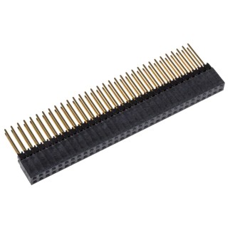 Samtec ESQ Series Straight Through Hole PCB Socket 64-Contact 2 Row 2.54 mm Pitch Solder ESQ13239GD
