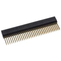 Samtec ESQ Series Straight Through Hole PCB Socket 64-Contact 2 Row 2.54 mm Pitch Solder ESQ13239GD