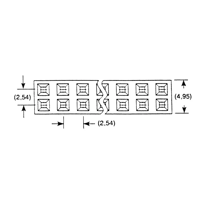 Samtec ESQ Series Straight Through Hole PCB Socket 64-Contact 2 Row 2.54 mm Pitch Solder ESQ13239GD