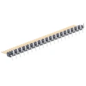 Samtec FTR Series Straight Surface Mount Pin Header 1.27 mm Pitch 40 Contacts 1 Row Unshrouded FTR-140-01-S-S