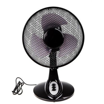 RS PRO 250 mm Blade Diameter Desk Fan 2 Speed 230V with Type C EU Plug 144-9670