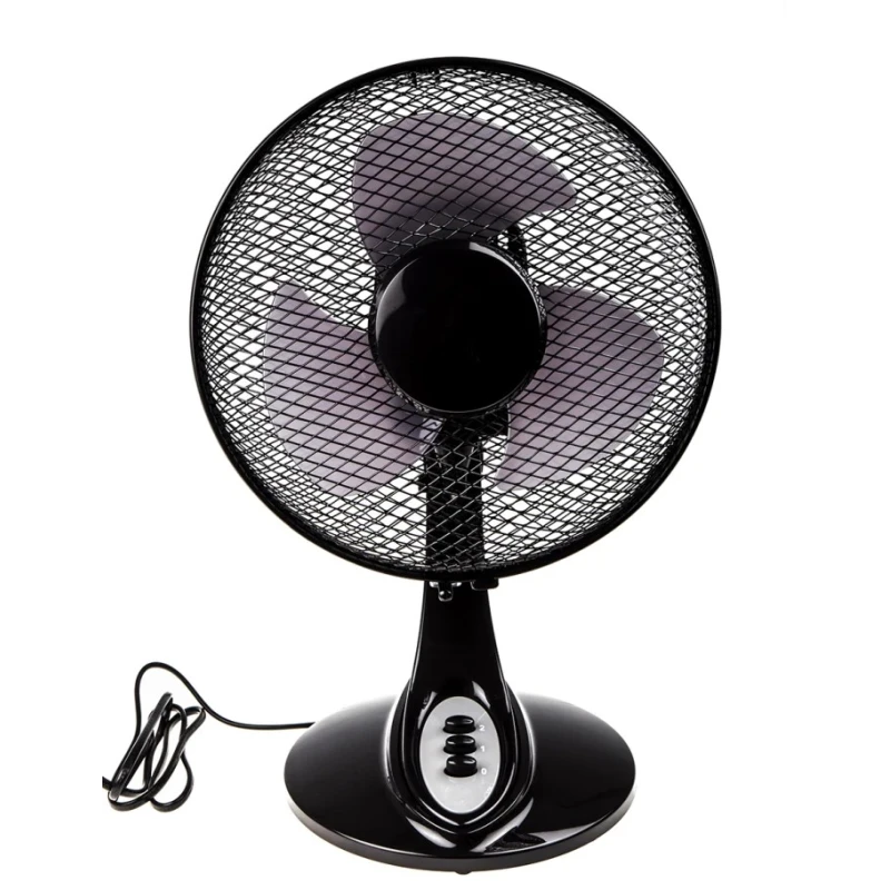 RS PRO 250 mm Blade Diameter Desk Fan 2 Speed 230V with Type C EU Plug 144-9670