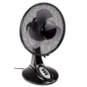 RS PRO 250 mm Blade Diameter Desk Fan 2 Speed 230V with Type C EU Plug 144-9670