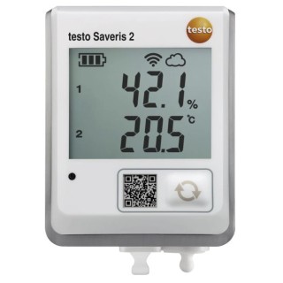 Testo Temperature & Humidity Data Logger WiFi 2 Channel IP54 10,000 Readings 0572 2035