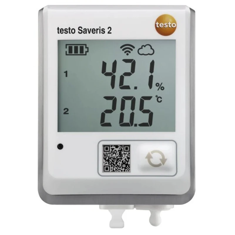Testo Temperature & Humidity Data Logger WiFi 2 Channel IP54 10,000 Readings 0572 2035