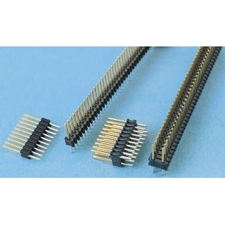 Samtec TMS Series Straight Through Hole Pin Header 20 Contacts, 1.27 mm Pitch, 2 Row, Unshrouded TMS-110-01-S-D