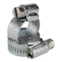 RS PRO Mild Steel Hex Screw Worm Drive Hose Clip 13mm-20mm Inside Diameter Zinc Plated 145-0245