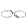 RS PRO Mild Steel Hex Screw Worm Drive Hose Clip Zinc Plated 45mm-60mm ID 145-0254