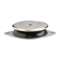 Paulstra Hutchinson Round M6 Anti-Vibration Mount, Female Buffer Foot, 6 mm OD, 24 mm Height 53366145