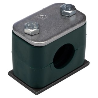 RS PRO Polypropylene Tube Clamp for 20 mm OD Tube with 1.2m Clamp Spacing Operating from -30°C to 90°C 145-9770