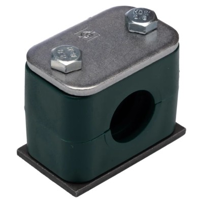 RS PRO Polypropylene Tube Clamp for 20 mm OD Tube with 1.2m Clamp Spacing Operating from -30°C to 90°C 145-9770
