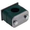 RS PRO Polypropylene Tube Clamp for 20 mm OD Tube with 1.2m Clamp Spacing Operating from -30°C to 90°C 145-9770