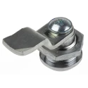 RS PRO Die Cast Zinc Cabinet Lock, Keyed, Square Head Unlock, Panel to Tongue Depth 20.5 mm, Panel Cutout 16.2 x 146-1801