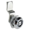 RS PRO Die Cast Zinc Cabinet Lock, Keyed, Square Head Unlock, Panel to Tongue Depth 20.5 mm, Panel Cutout 16.2 x 146-1801