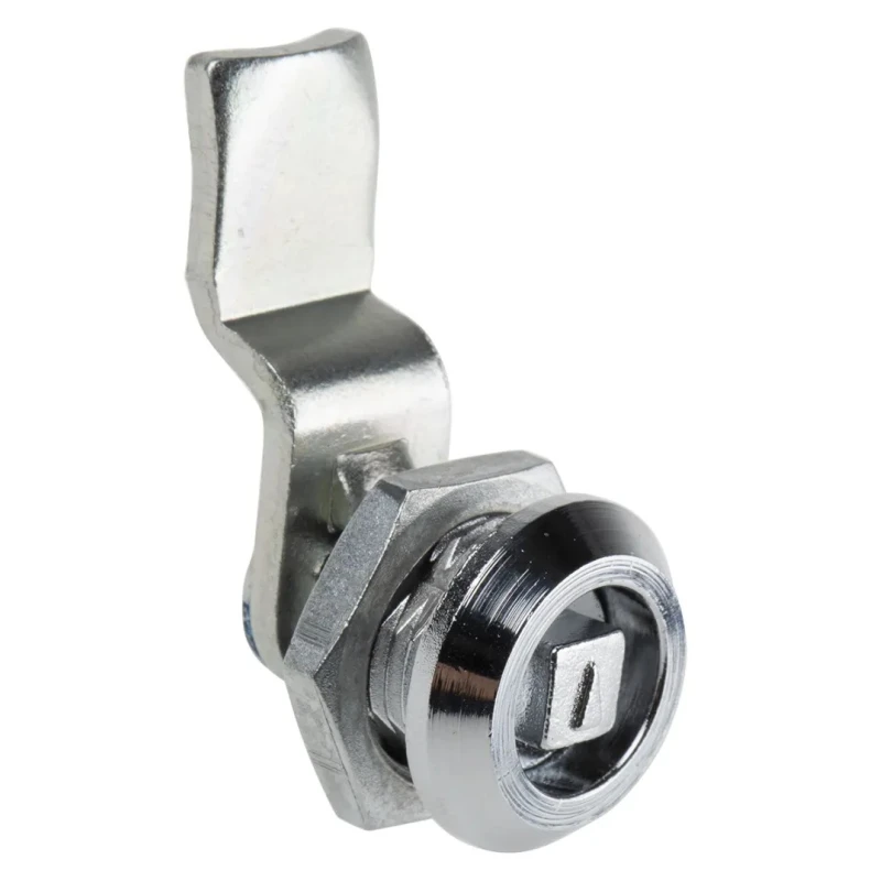 RS PRO Die Cast Zinc Cabinet Lock, Keyed, Square Head Unlock, Panel to Tongue Depth 20.5 mm, Panel Cutout 16.2 x 146-1801