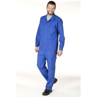 MOLINEL Men's Blue Work Trouser Cotton Fabric Waist 40 to 42 Leg Length 32in Resistant to Abrasion 0973 02 61 115 / T1