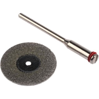 RS PRO Aluminium Oxide Cutting Disc 22 mm Coarse Grade Grit 1 for Softwood Plastic Non-Ferrous Metals 146-3844