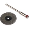 RS PRO Aluminium Oxide Cutting Disc 22 mm Coarse Grade Grit 1 for Softwood Plastic Non-Ferrous Metals 146-3844