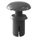 Essentra Nylon Snap Rivet, 2.6 mm Diameter, 4.5 mm Length, Nylon Body, Plain Finish 255-9936