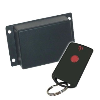 RF Solutions Remote Control System 433.92 MHz 60 m with 1 Channel and 12 V/24 Vdc Supply FOBLOQF-4S1