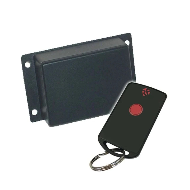 RF Solutions Remote Control System 433.92 MHz 60 m with 1 Channel and 12 V/24 Vdc Supply FOBLOQF-4S1