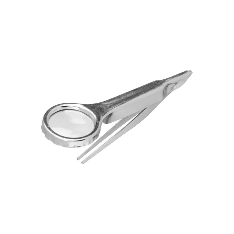 RS PRO Magnifier Glass with Tweezer, 1.75x Magnification, 35 mm Lens Diameter, Model 146-5492