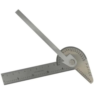 RS PRO Steel Angle Gauge 100mm with 5 in 1 Functionality 146-5501