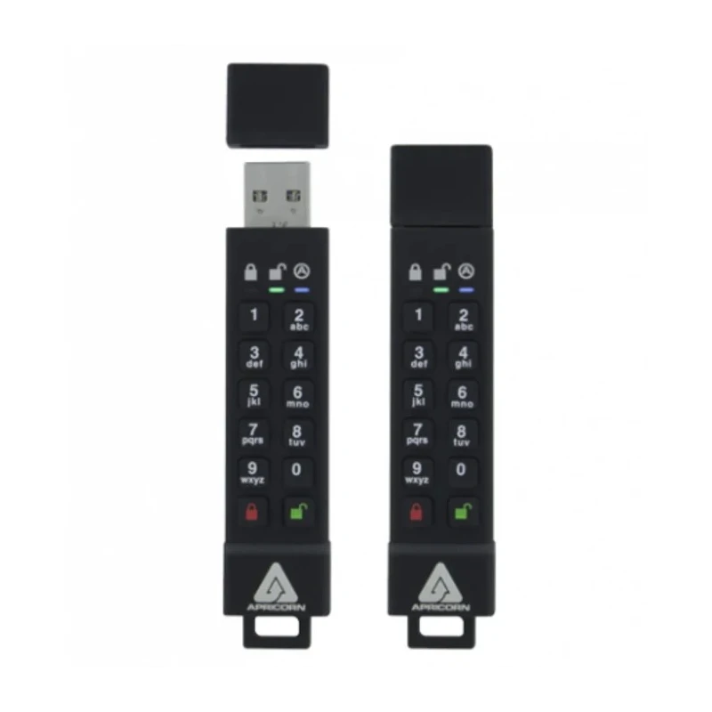 Apricorn 128 GB USB 3.1 Industrial Grade USB Stick with 256 bit AES XTS Hardware Encryption ASK3Z-128GB