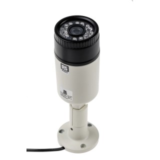 RS PRO Analogue Indoor & Outdoor IR Bullet CCTV Camera 12V DC, 2.12MP CMOS Sensor, 1312 x 1069 Pixel Resolution 146-4644