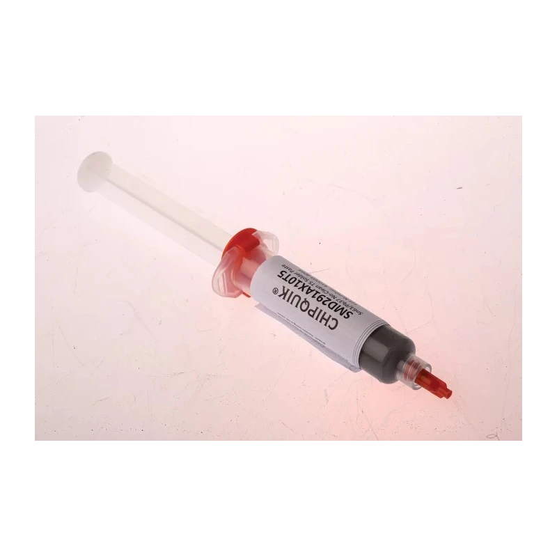 CHIPQUIK No Clean Solder Paste 63Sn/37Pb 35 g Syringe, RoHS, J-STD-004B SMD291AX10T5