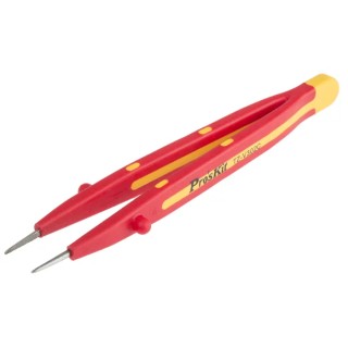 RS PRO Stainless Steel Rounded Tweezer 160mm 146-6437